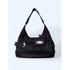 Vintage Y2K Mudd Nylon Athletic Shoulder Bag Multi Compartment